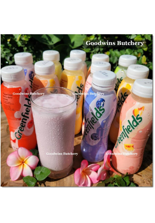 Yoghurt Greenfields yogurt drink chilled 250ml (5 flavours)
